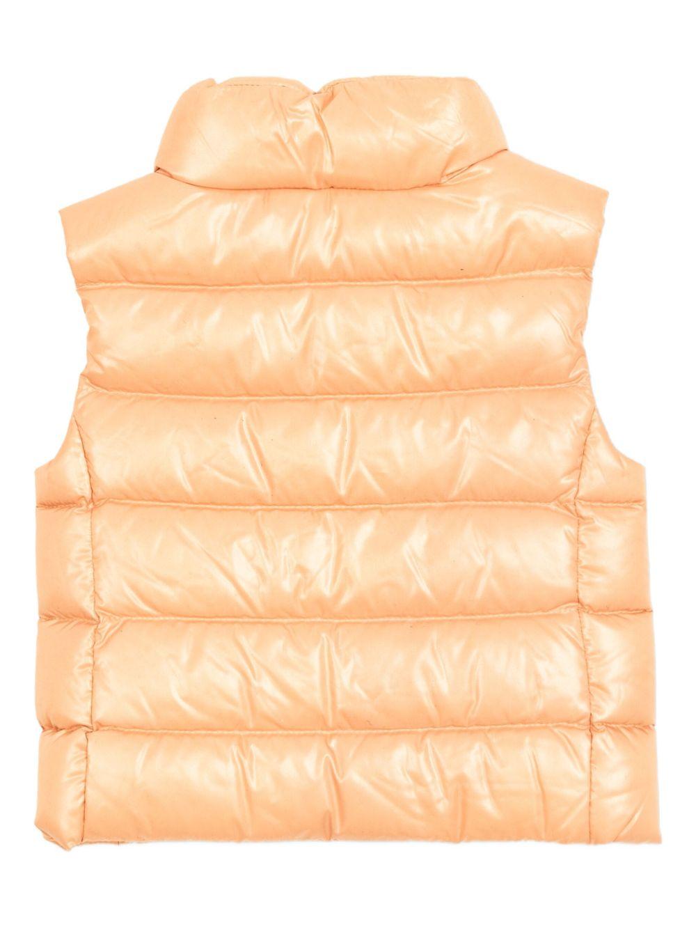 Gilet rosa per neonata 9511A00016597Z8 51E Moncler Kids 