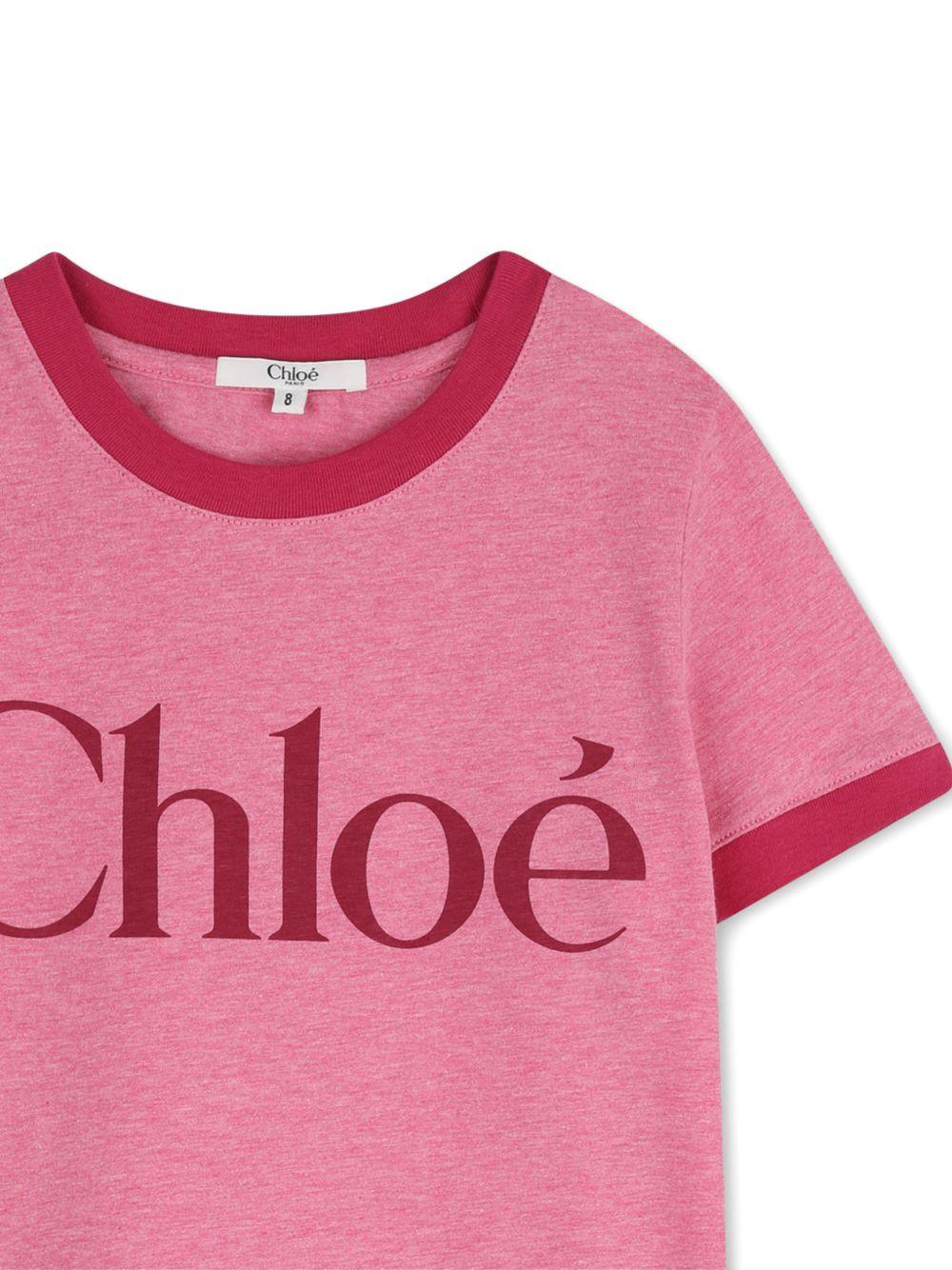 T-shit rosa per bambina C20854 F04 Chloe 