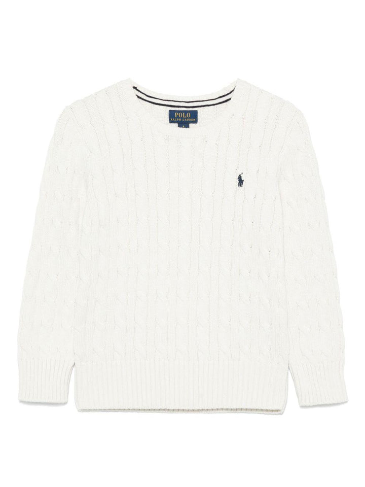 Maglione bianco per bambino 323702674 024 Ralph Lauren Kids 