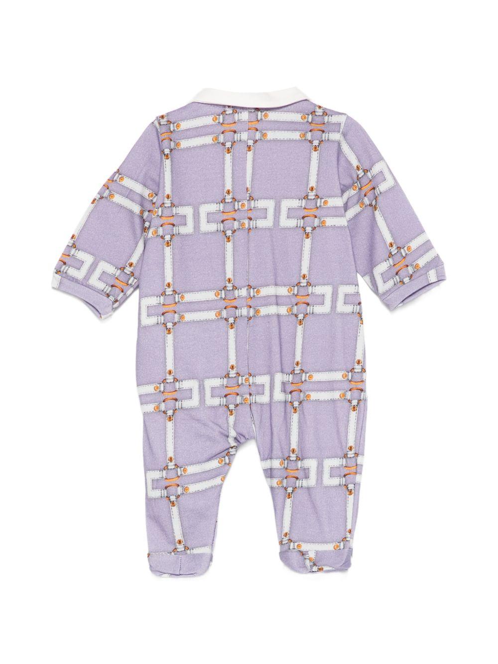 Tutina viola per neonata ENTU1510JFE01 D881 Elisabetta Franchi Kids 