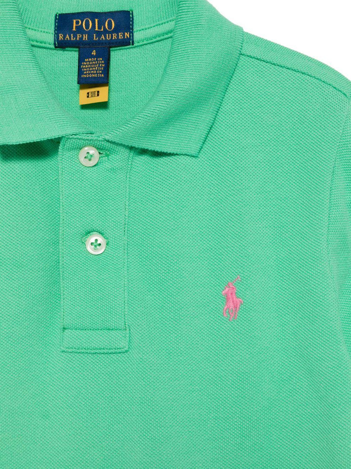 Polo verde brillante per bambino