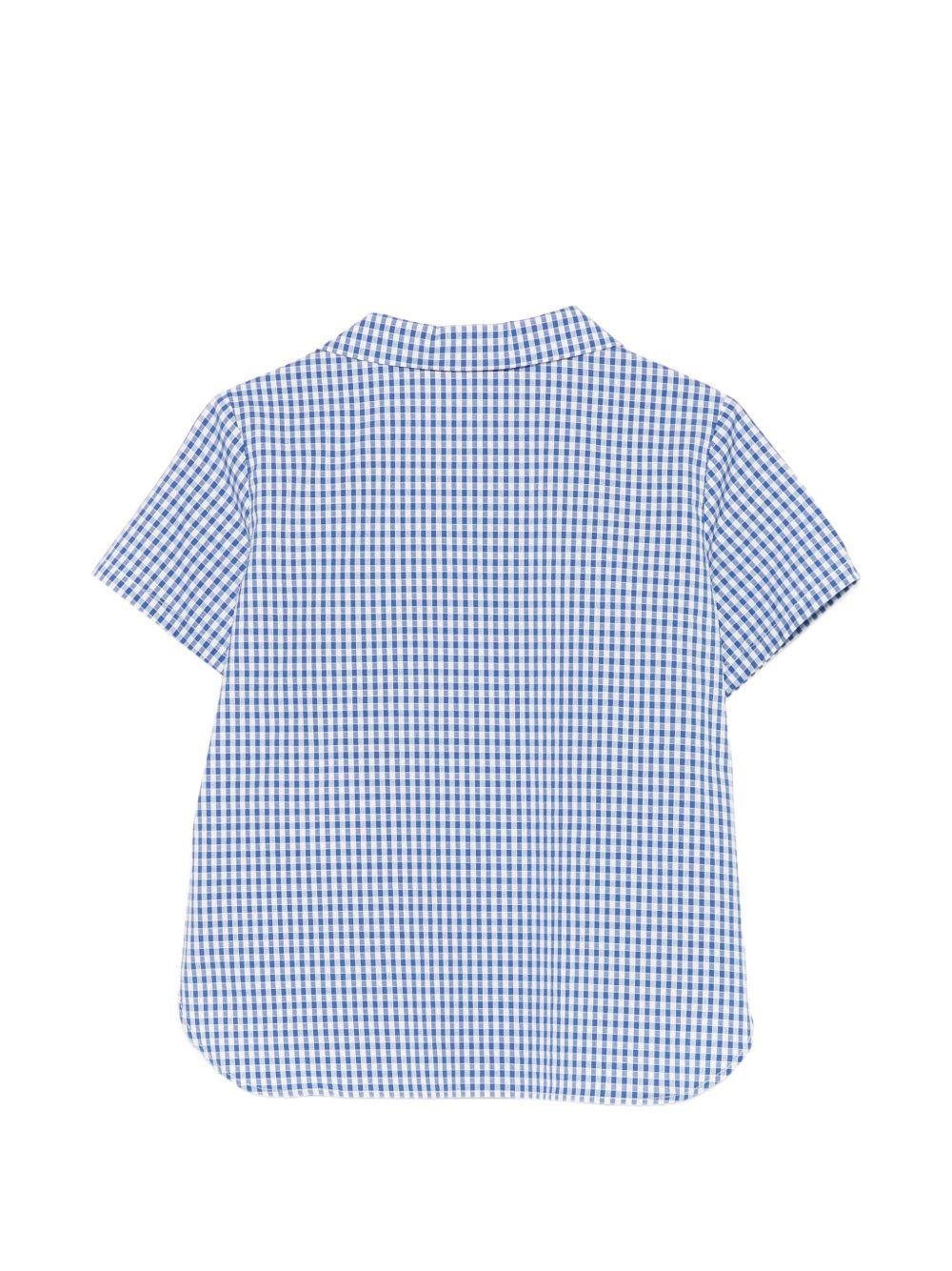 Camicia blu per neonato 851882XWA8D 4421 Gucci Kids 