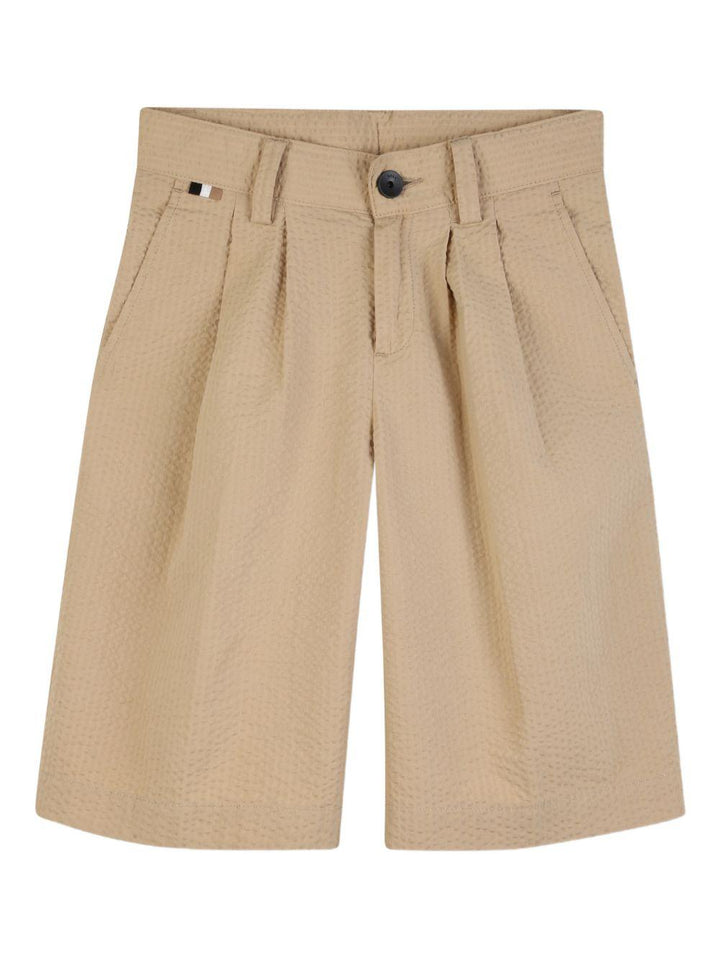 Bermuda marrone chiaro per bambino J52923 249 Boss Kids 