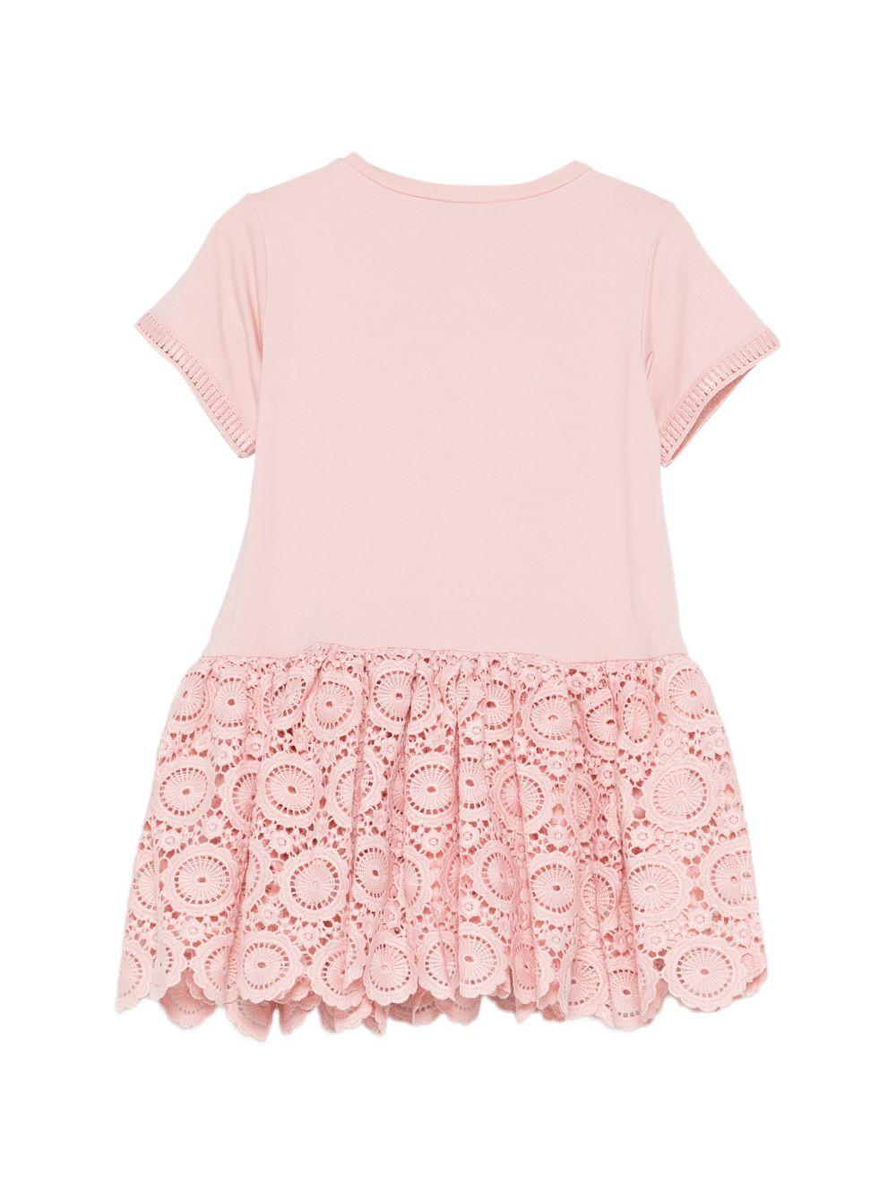 Abito rosa per bambina 261GB2012 10021 Twin Set 