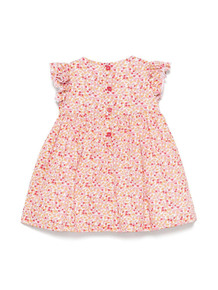 Abito rosa per neonata P25VM791C4139K 249 Il Gufo 