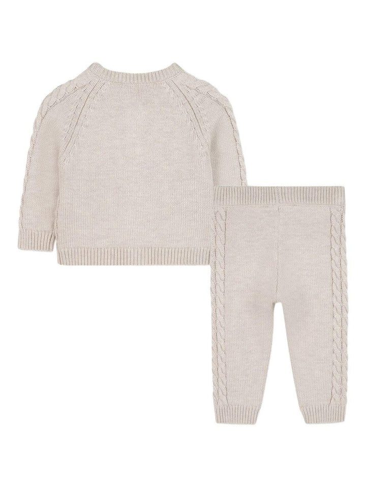 Completo beige per neonato R30505 C12 Michael Kors Kids 