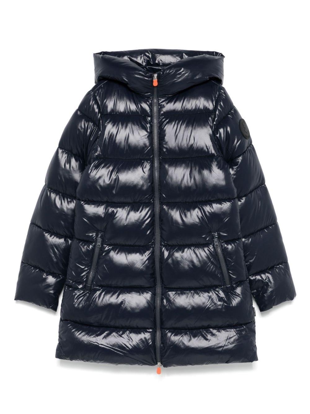 Giubbotto blu/nero per bambina di Save the Duck Kids