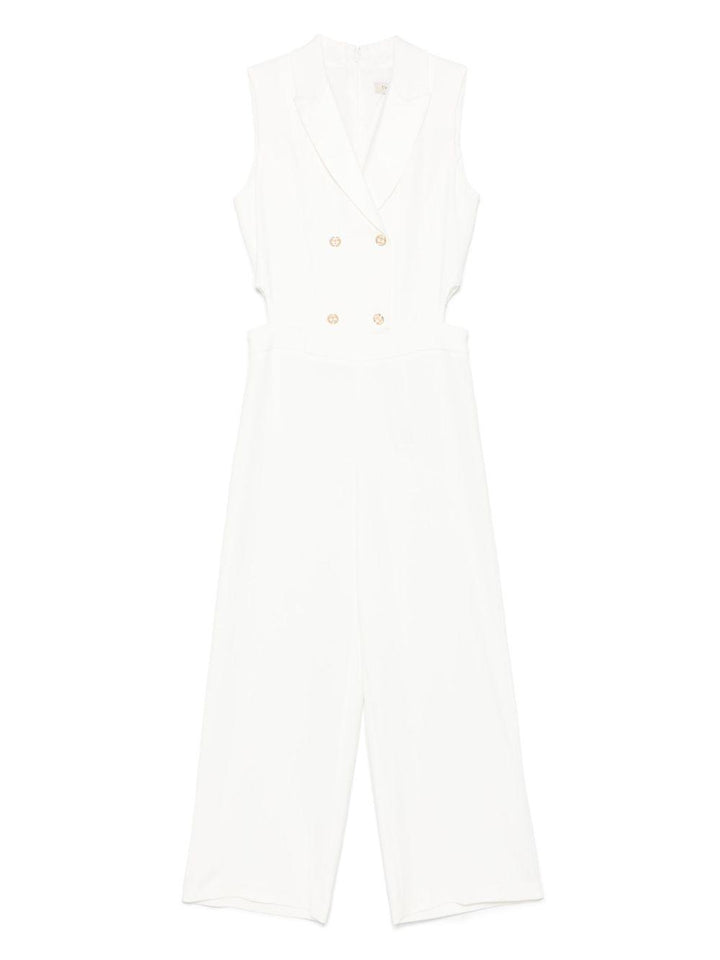 Ecru tracksuit for girls