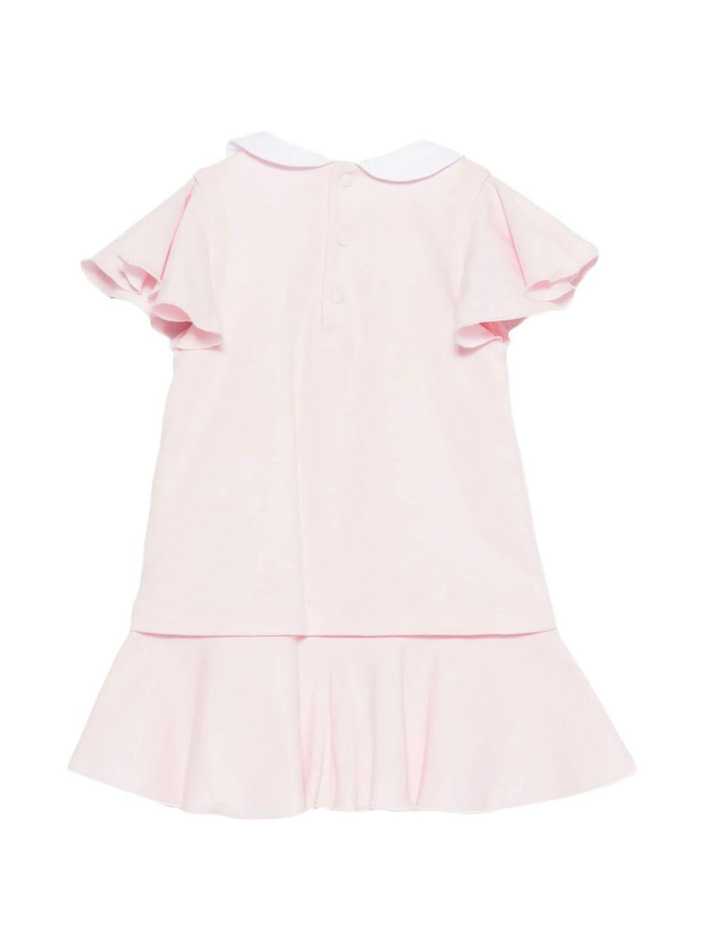 Abito rosa chiaro per neonata H31268 44Z Givenchy Kids 