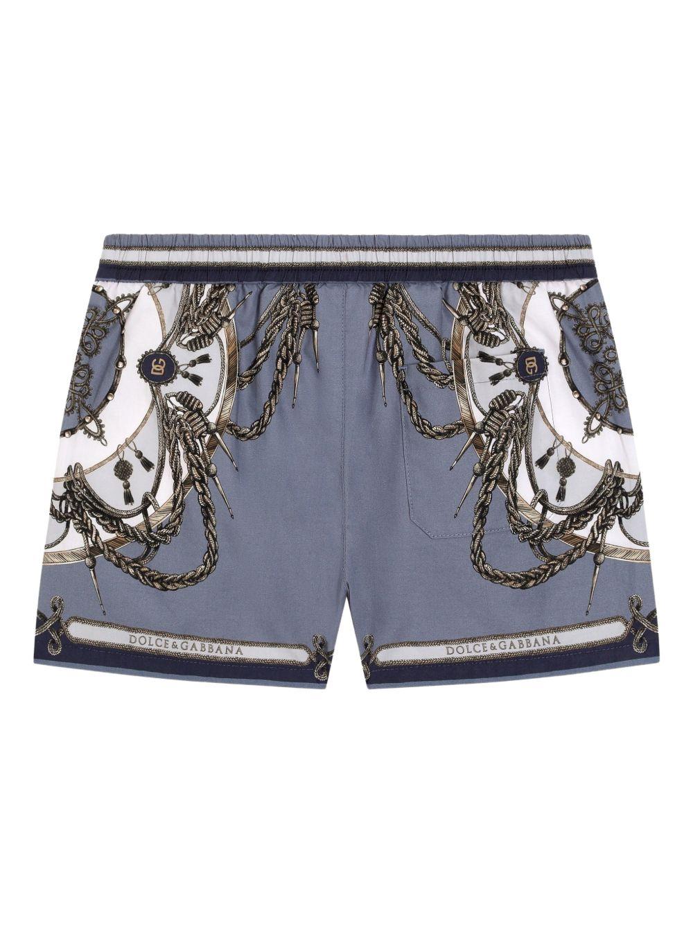 Costume blu per neonato L14Q07FI5NQ HT5XB Dolce & Gabbana Kids 