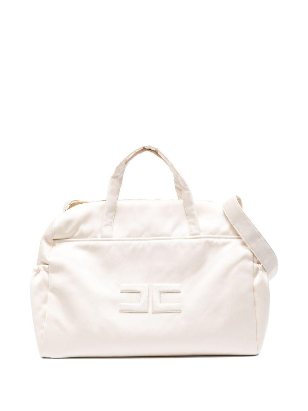 Borsa mamma bianca ENBO0270RA016 0067 Elisabetta Franchi Kids 