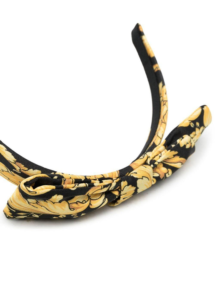 Headband girl black-oro 10003961A04824 5B000 Versace Kids 
