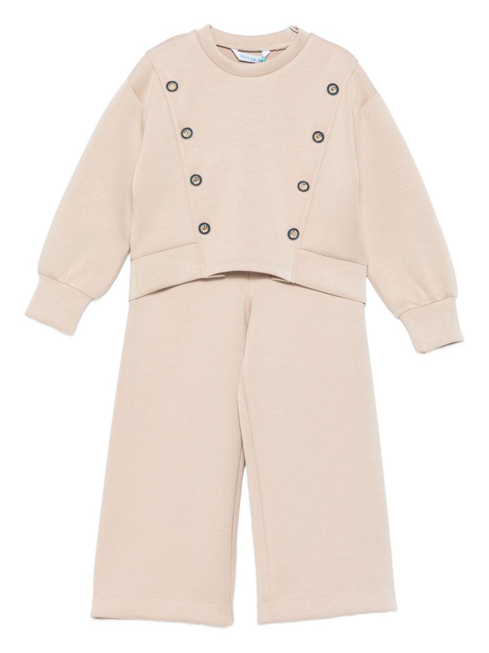 Completo beige per bambina 5730 067 Abel & Lula 