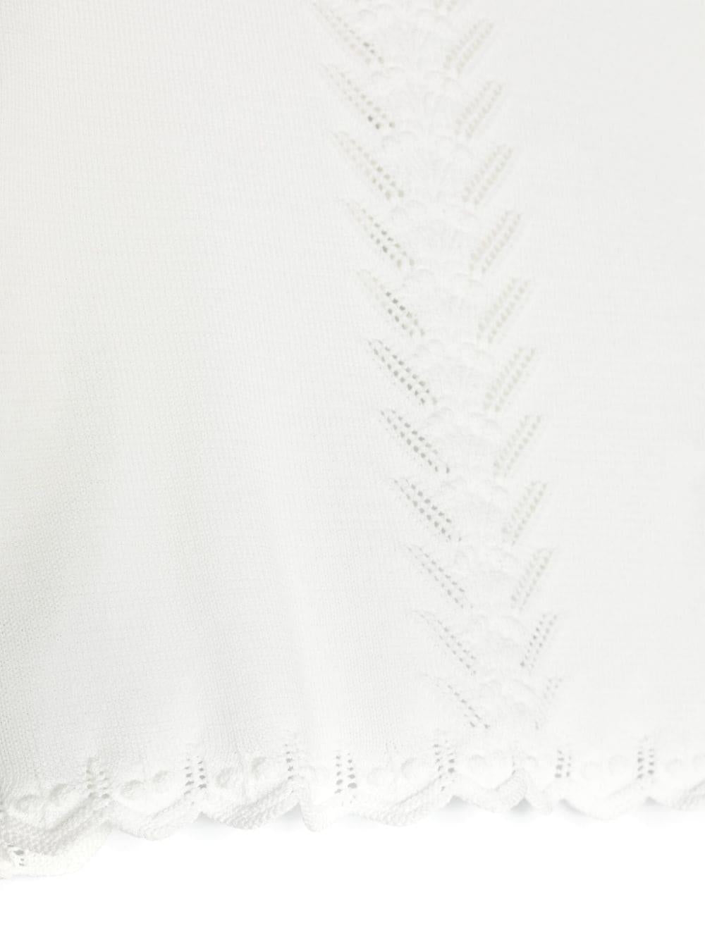 Cardigan bianco per bambina