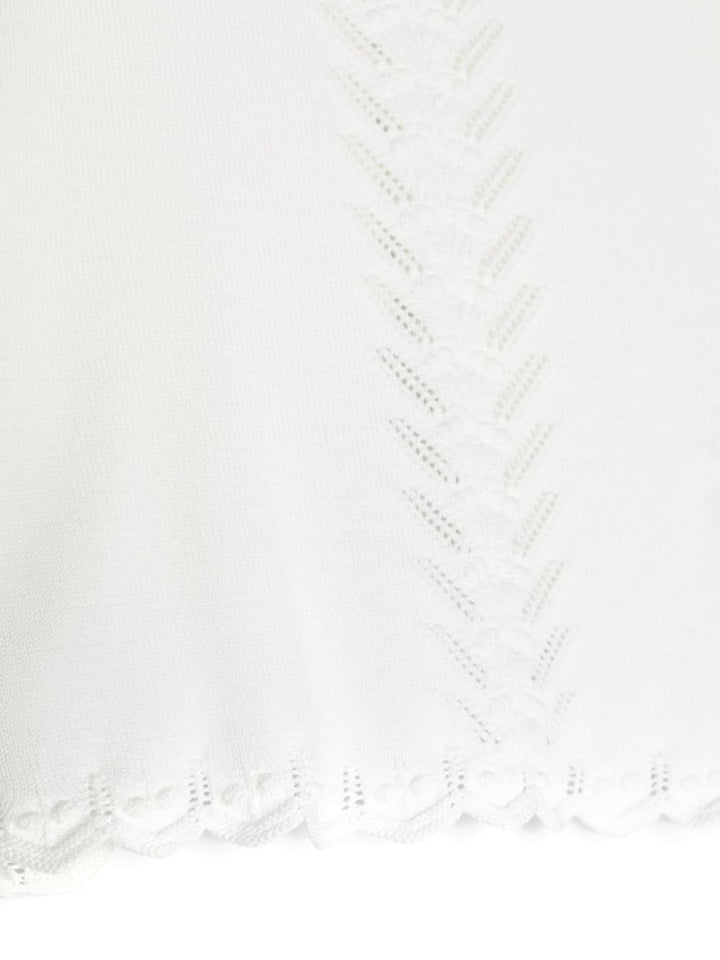 Cardigan bianco per bambina