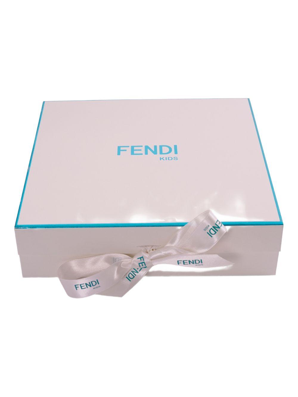 Tutina azzurra/bianca per neonato BUK1608RA F19J4 Fendi Kids 