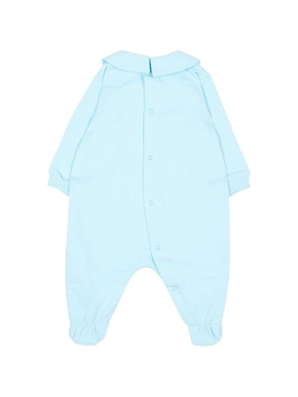 Kit tutina azzurra per neonato MUY09PLCA40 40304 Moschino Kids 