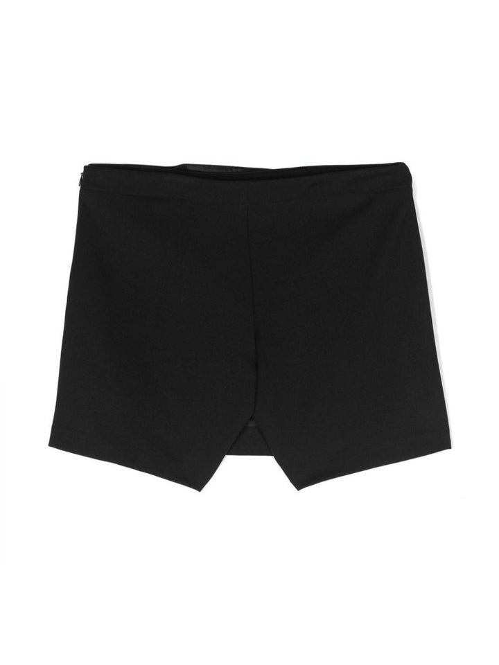 Gonna/pantalone nera per bambina con bottoni