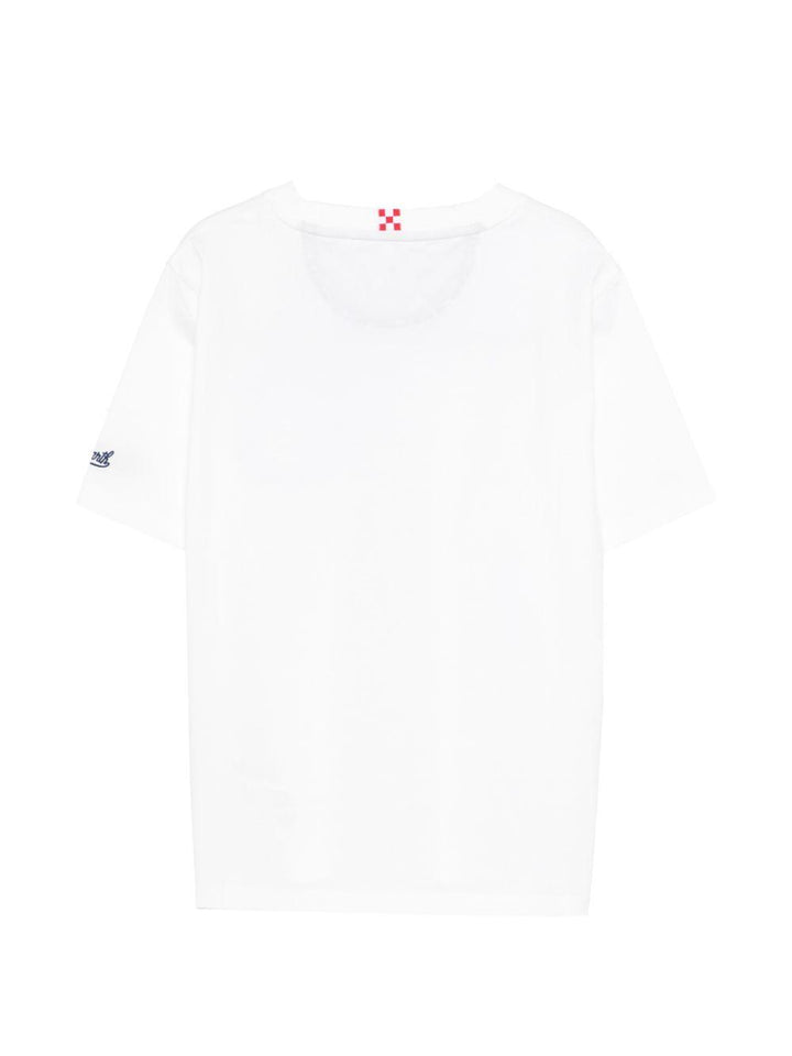 T-shirt bianco per bambino KEA0001 00706L MC2 Saint Barth Kids 