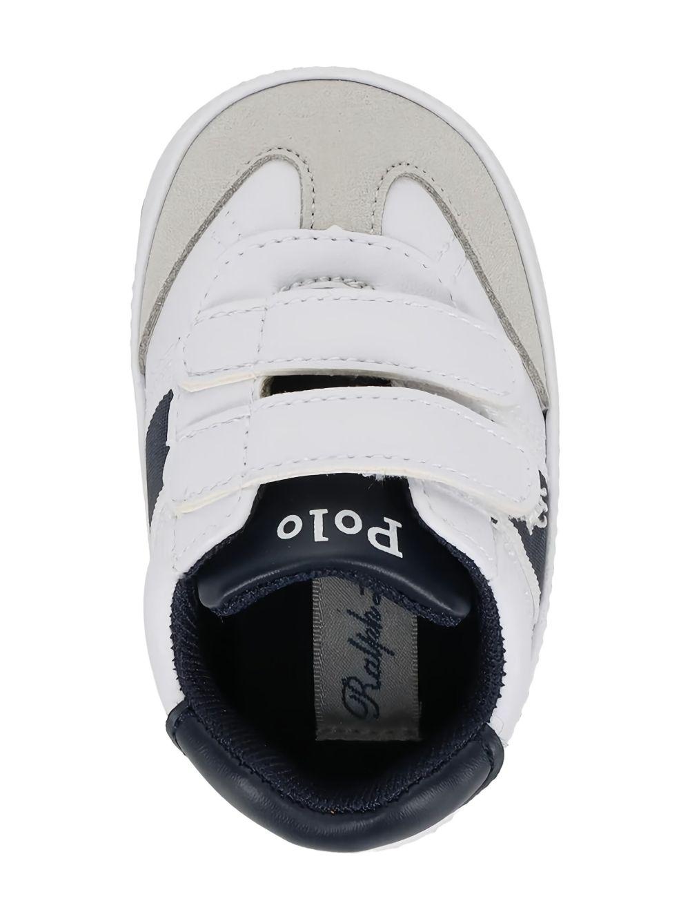 Sneakers bianche/blu per neonato RL03387101 HER Ralph Lauren Kids 