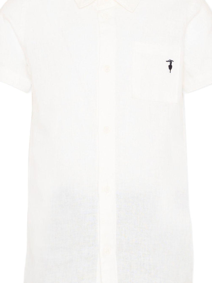 Completo bianco/blu per bambino TIP26158CLK WHI Trussardi Kids 