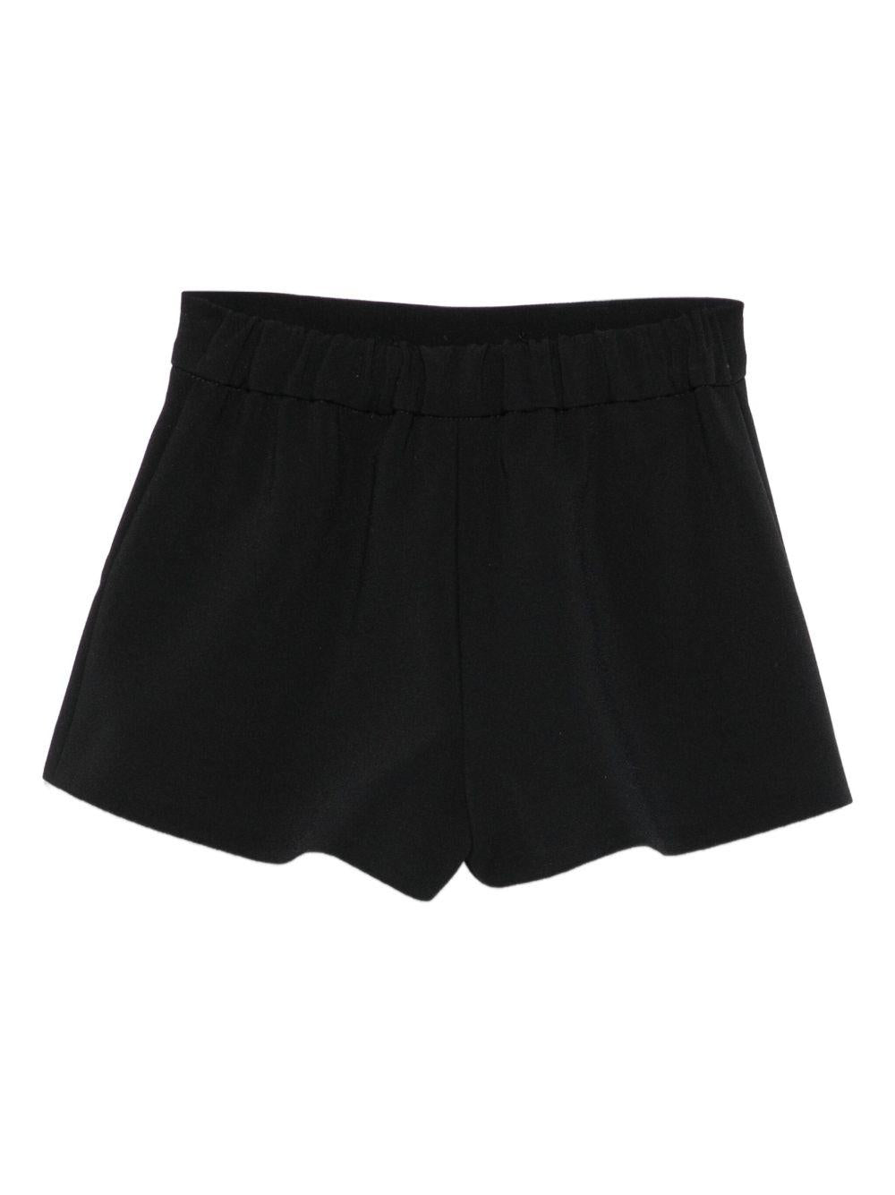 Bermuda nera per neonata EGBE0250GA085 N000 Elisabetta Franchi Kids 