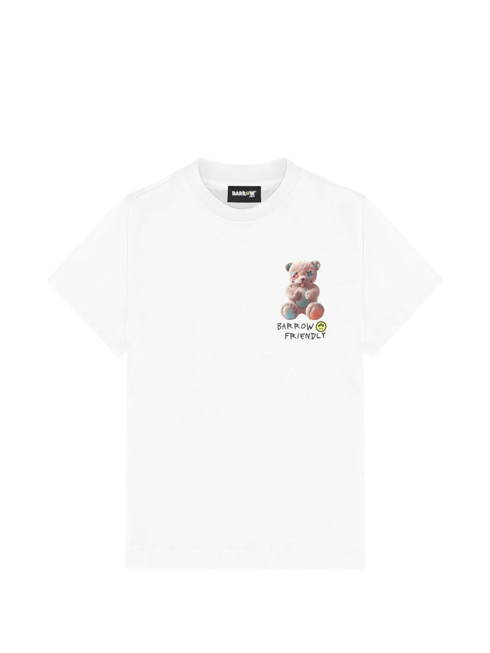 T-shirt bianca per bambino S6BKJUTH003 002 Barrow Kids 