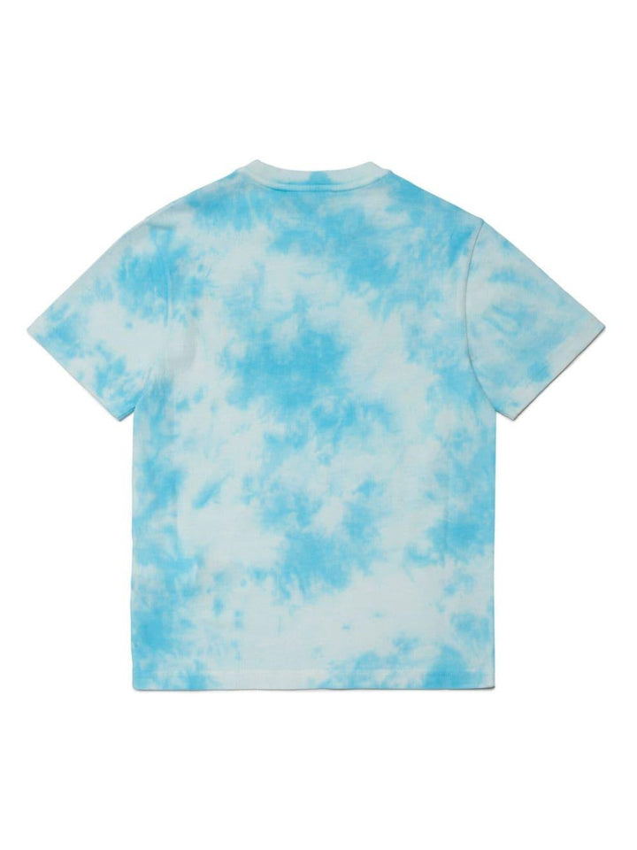 Blue t-shirt for boys with logo