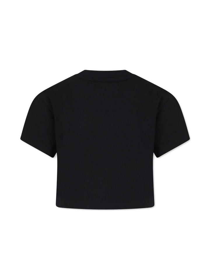 T-shirt nera per bambina