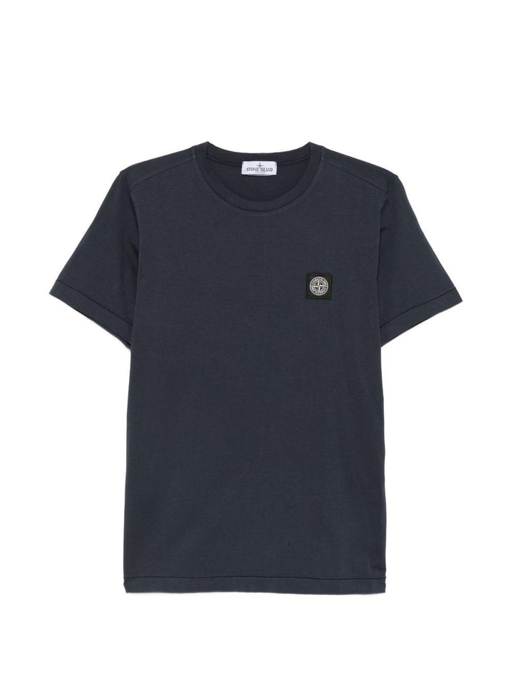 T-shirt blu navy per bambino 62100002S0047 V0020 Stone Island Kids 
