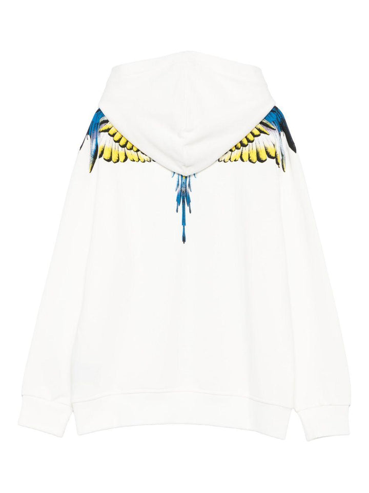 Felpa bianco sporco per bambino F5CMJBHS061 002 Marcelo Burlon Kids 