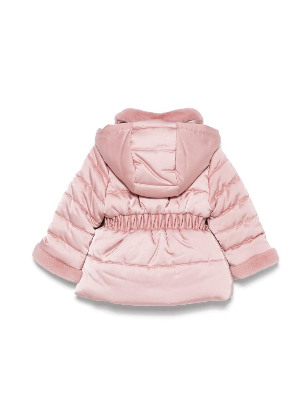 Giubbotto rosa per neonata