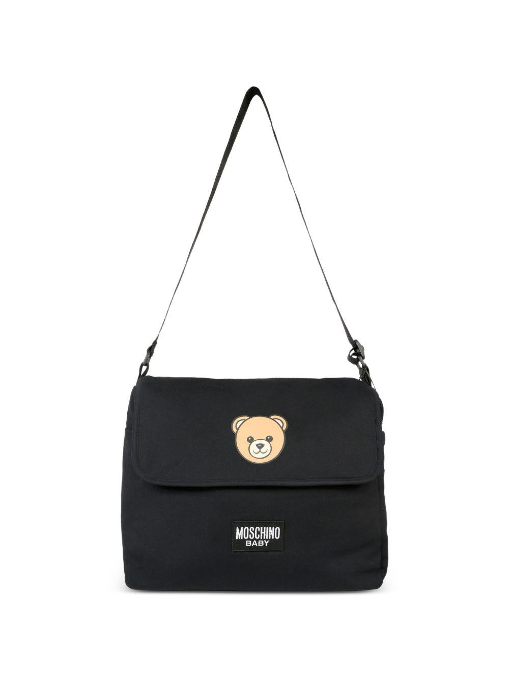 Borsa mamma nera MUX05VLCA19 60100 Moschino Kids 