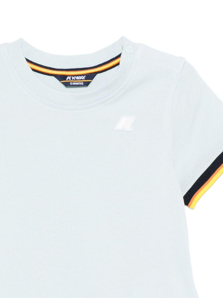 T-shirt blu pallido per neonato
