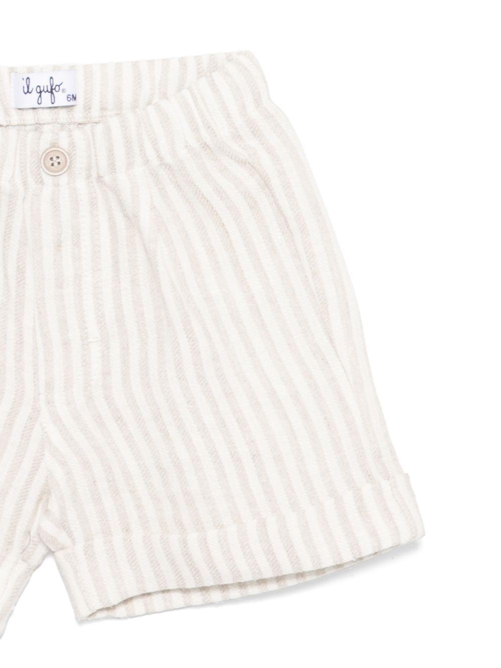 Completo bianco/beige per bambino P25DP457L1018 140 Il Gufo 