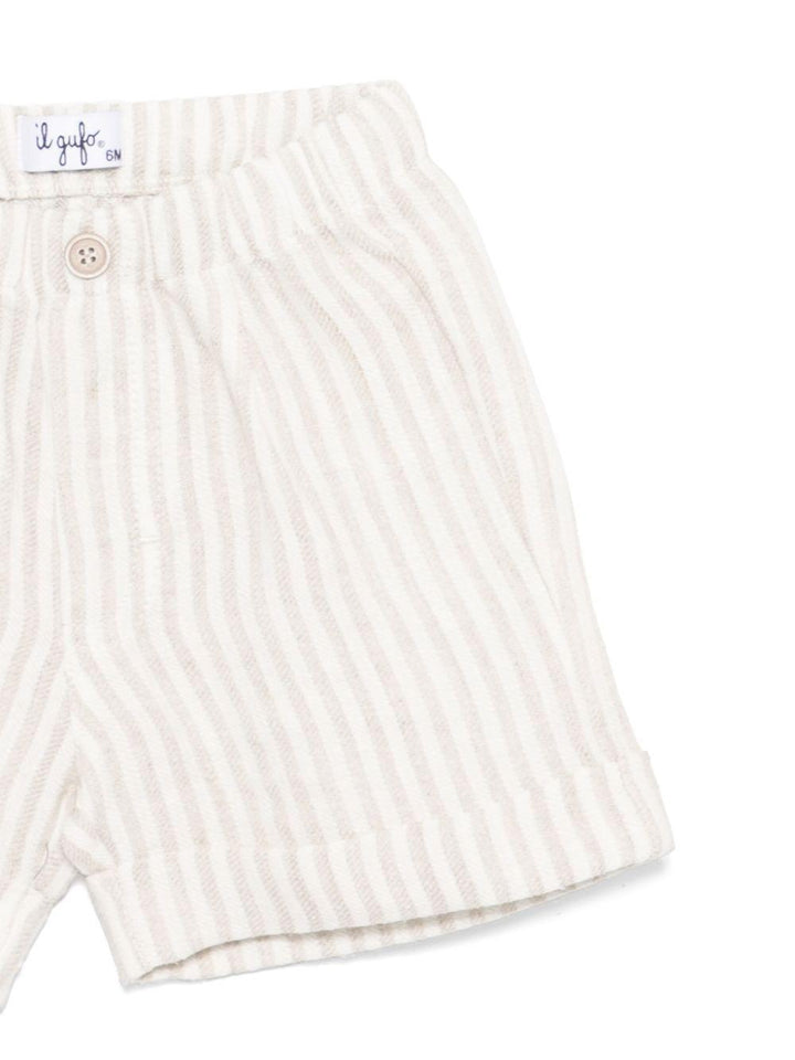 Completo bianco/beige per bambino P25DP457L1018 140 Il Gufo 