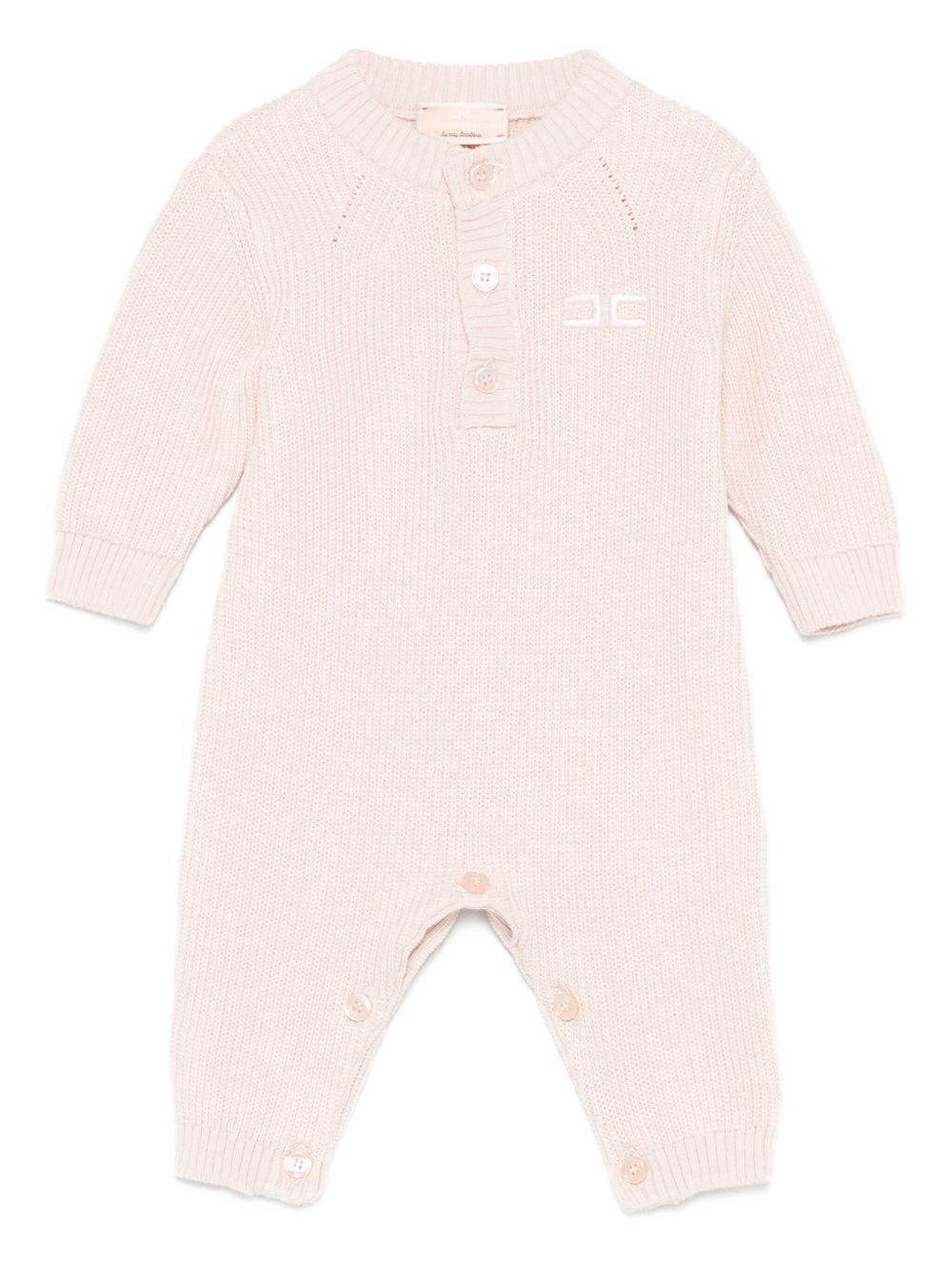 Tutina rosa per neonata ENTU137CFL061 C037 Elisabetta Franchi Kids 