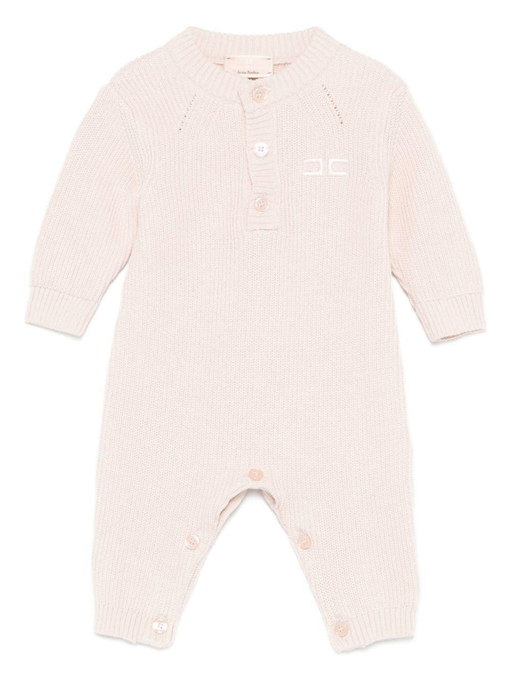 Tutina rosa per neonata ENTU137CFL061 C037 Elisabetta Franchi Kids 