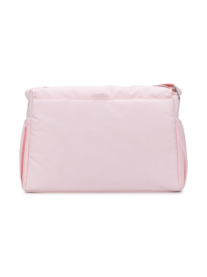Borsa mamma rosa chiaro con logo 402145CC904 00070 Emporio Armani Kids 