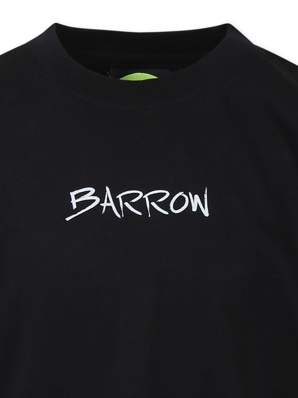 T-shirt nera per bambino