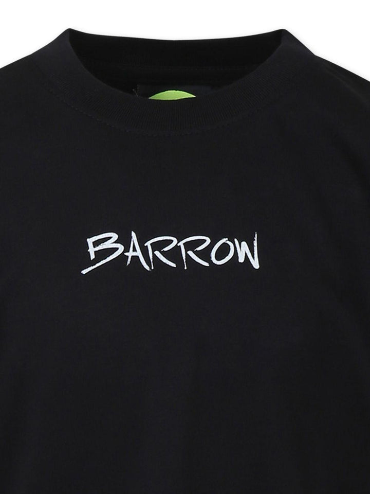 T-shirt nera per bambino