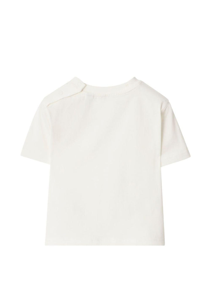 T-shirt bianco per bambino 8121278 A2014 Burberry Kids 