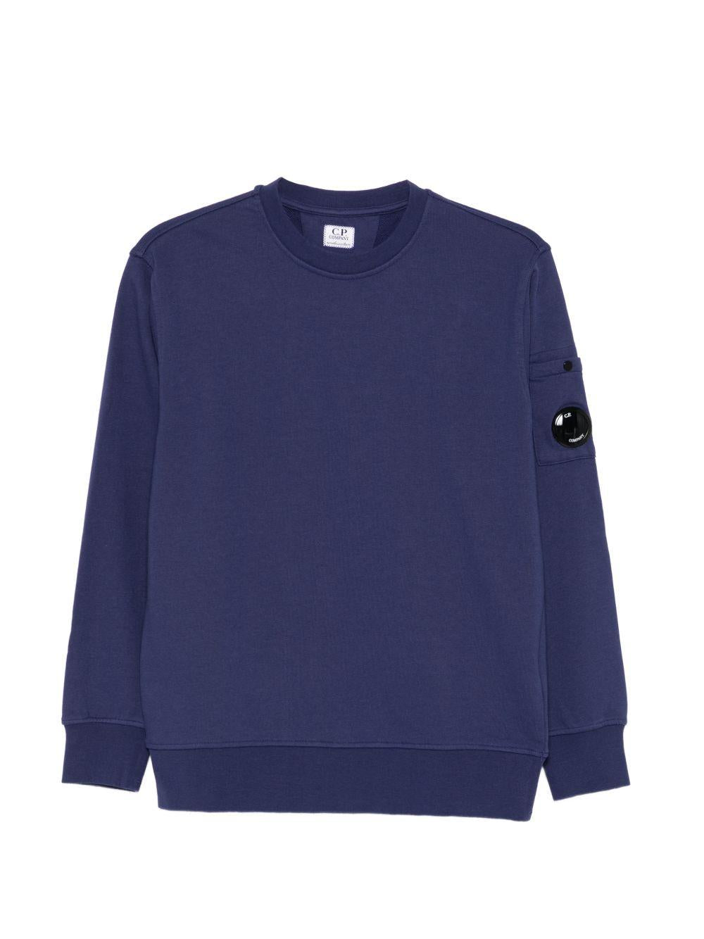 Felpa blu per bambino CNF00XLCA69 40214 C.P Company Kids 