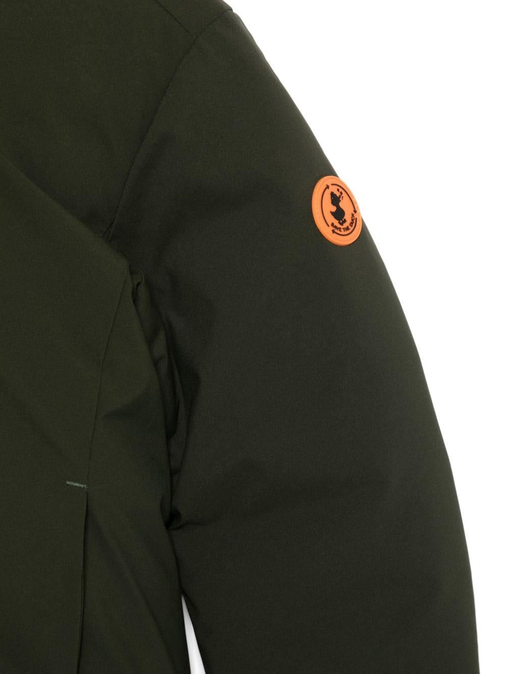 Save the Duck Kids Green Jacket for Kids