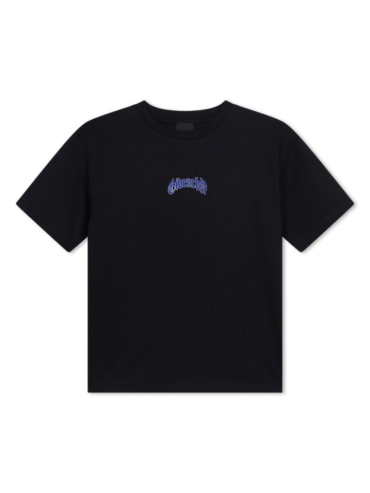 Black/Purple T-Shirt for Kids with Logo