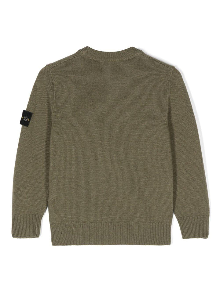 Maglione per bambino in cotone verde