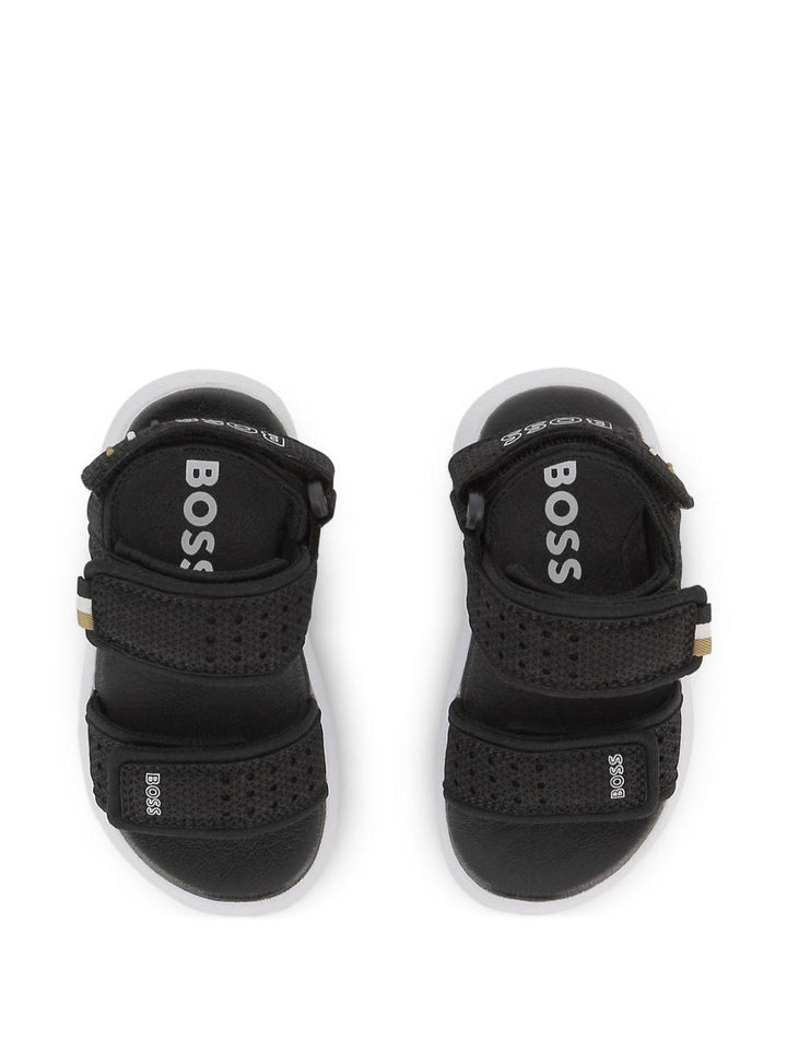 Sandali nere per bambino J52823 09B Boss Kids 