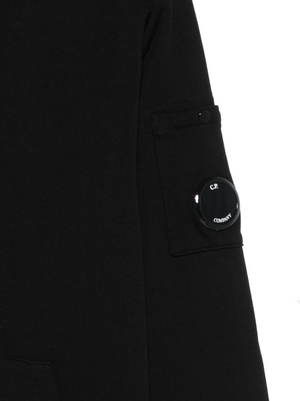Felpa nera per bambino CMF00YLCA76 60100 C.P Company Kids 
