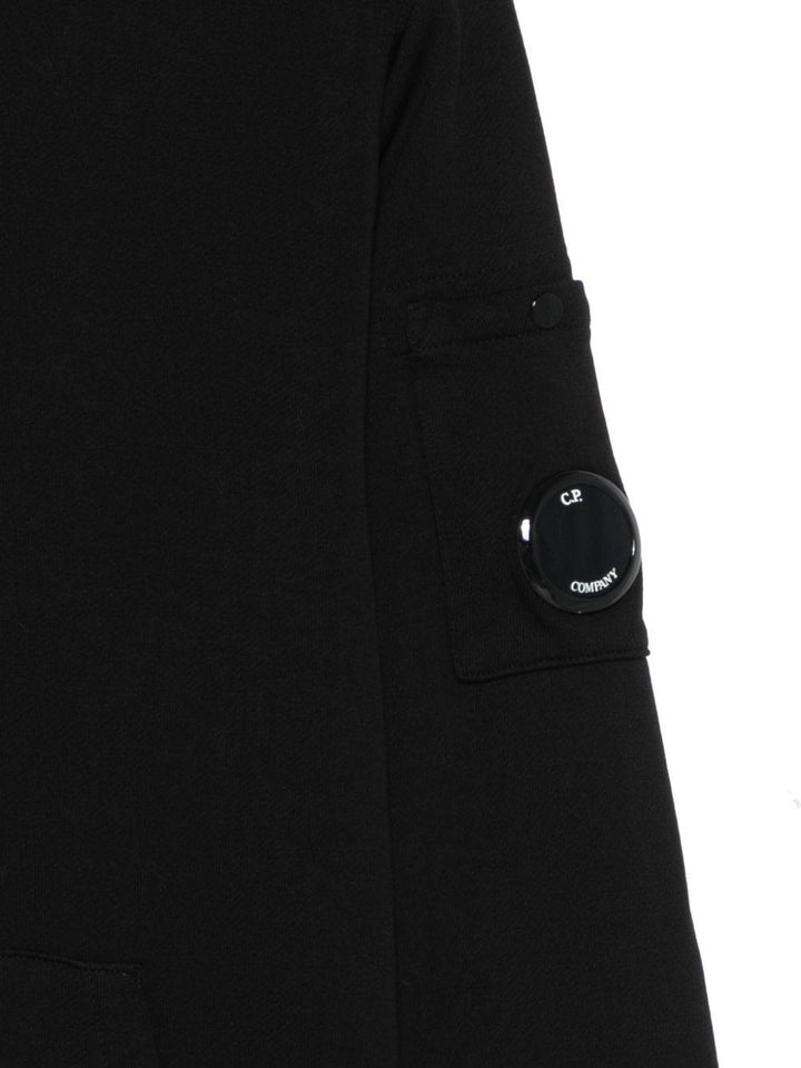 Felpa nera per bambino CMF00YLCA76 60100 C.P Company Kids 