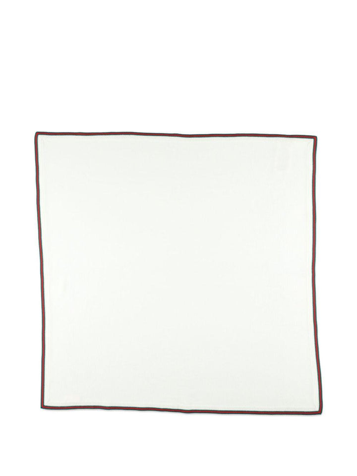 Coperta bianca per neonato 8289163K206 9166 Gucci Kids 